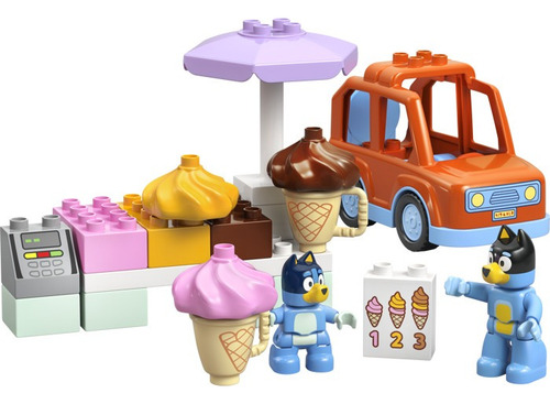 Lego Duplo Excursión A La Heladería Con Bluey 10458 - 22pz 22 Bluey