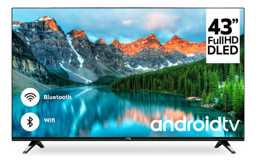 Smart TV Pantalla 43 Pulgadas Cuory Android TV CUO-HDTV43 43'' Full HD LED - Excelente (Reacondicionado)