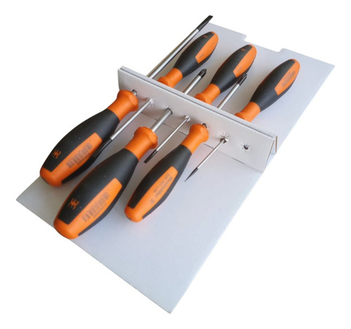 Juego De 6 Desarmadores Weidmuller 2749200000 Pack x 6 Plano y Cruz