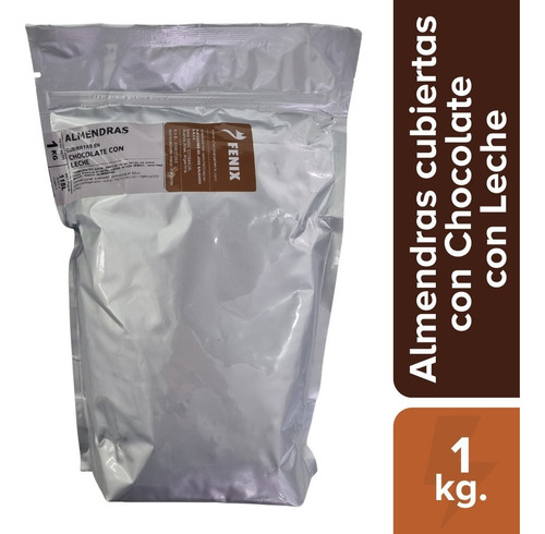 Almendras Bañadas En Chocolate Con Leche Fenix 1 Kg