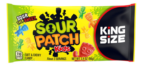 Sour Patch Kids Clásico Bolsa King Size 96 Gr