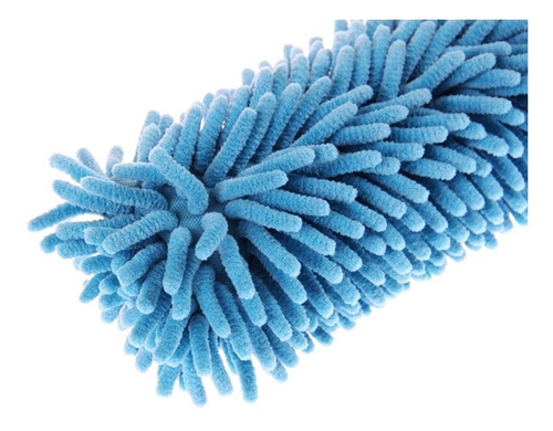 Imagen 5 de 10 de Plumero Microfibra 1 Mts Mango Extensible Cepillo Lava Auto