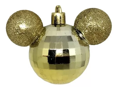 Kit 03 Enfeites Árvore De Natal Mickey Mouse Original Disney