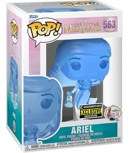 The Little Mermaid - Ariel Blue Translucent - Funko Pop!