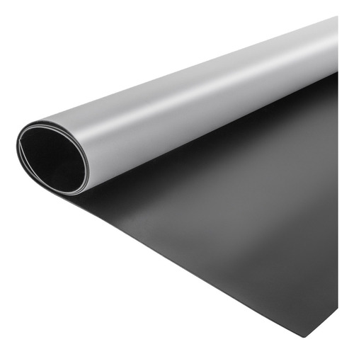 Rollo De Pista De Baile De Vinilo 6.6x49.2ft Gris/negro