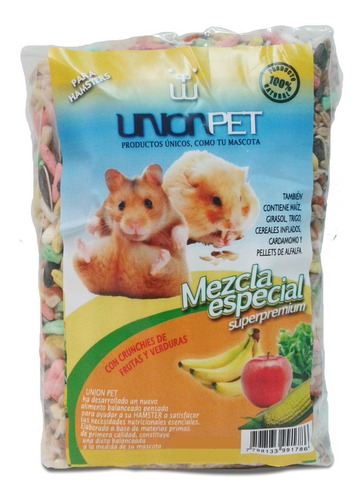 Alimento Hamster Sirios Y Rusos Mezcla Especial 1.8 Kg