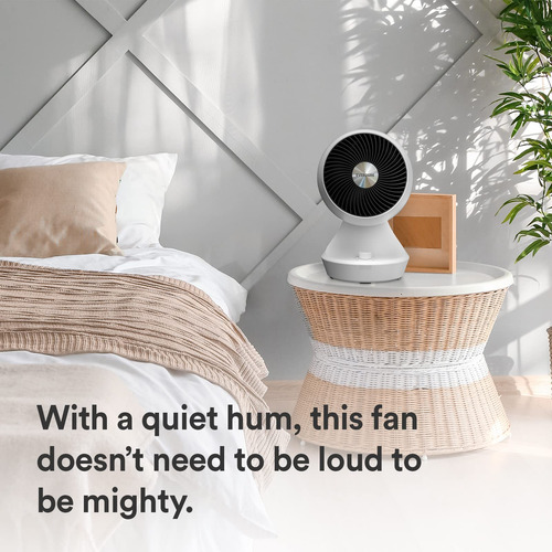 Ventilador De Sobremesa Everdure, 23 Cm, Oscilante, 3 Veloci