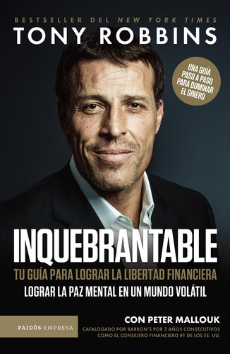 Imagen 1 de 2 de Inquebrantable Tony Robbins - Paidós