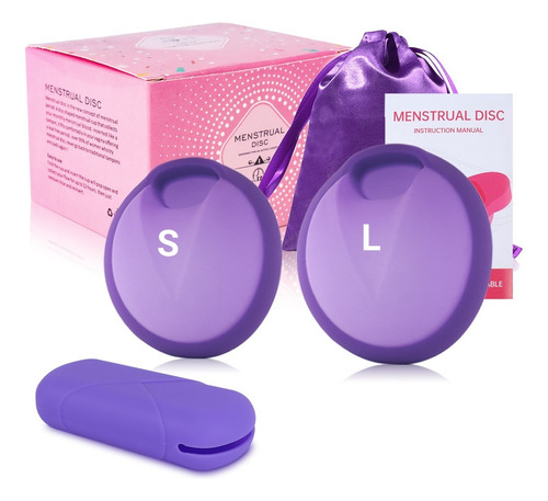 Disco Menstrual Reutilizable L Plus S Silicona Médica
