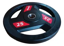 Comprar Par De Discos Olimpicos De 25 Kg Triple Agarre Recubierto 