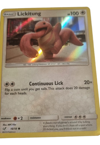 Lickitung  Holo Rare   Pokémon Tcg Original+10 Cartas