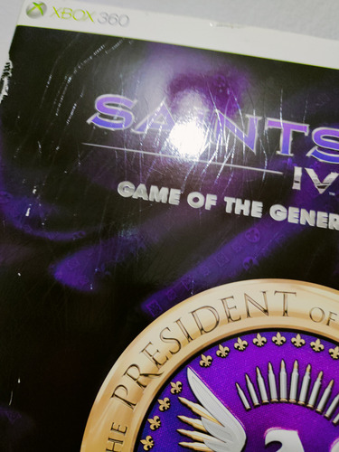 Saint's Row Iv: Game Of The Generation Edition Xbox 360 (Usado)