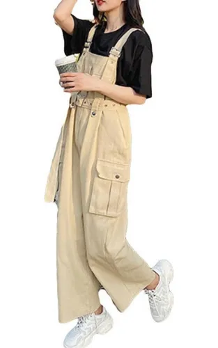 Macacao Jeans Largo Feminino MercadoLivre