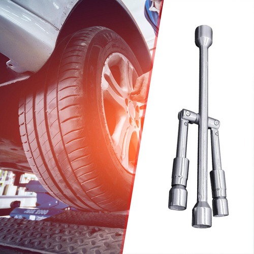 Llave De Tuercas Plegable, Llave Cruzada De 4 Vías, Llave