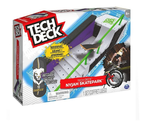 Imagen 1 de 2 de Set Tech Deck Nyjah Skatepark + Patineta