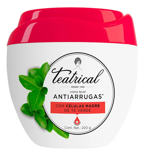 Teatrical Crema Facial Antiarugas C/células Madre 200grs.