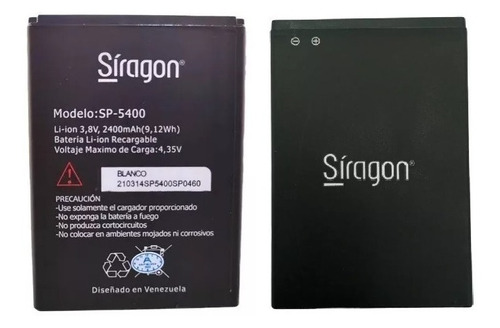 Batería Siragon Sp-5400, Somos Tienda Física