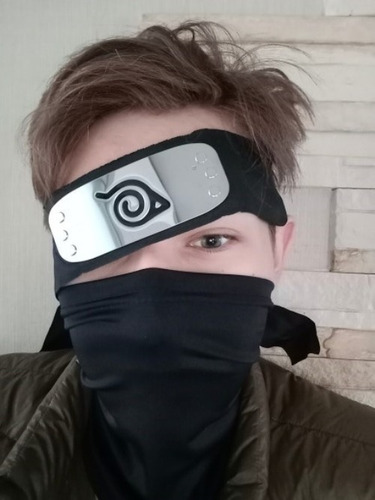Imagen 3 de 7 de Bandana + Guantes + Collar + Kunai Naruto - Kit