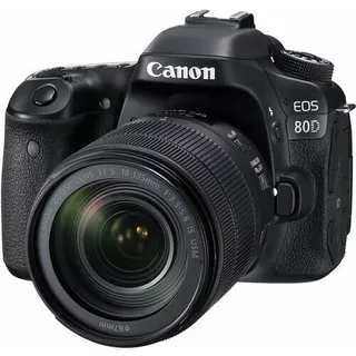 Canon Eos Kit 80d + 18-135mm F/3.5-5.6 Is Usm Dslr Lens