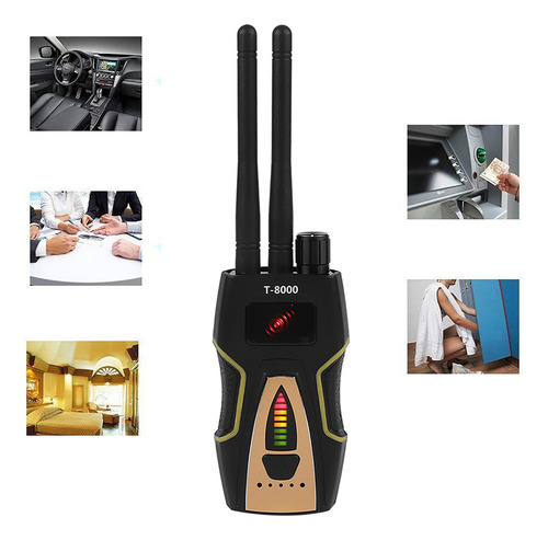 T-8000 Detector De Señal Rf Buscador De Audio Gsm Gps Scan