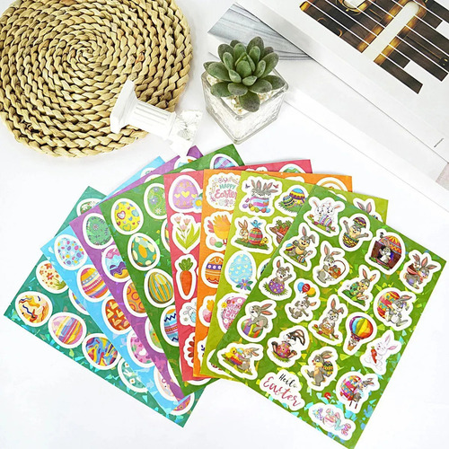Pegatinas De Pascua Para Tarjetas, Pegatinas De Pared Para E