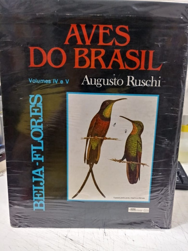 Livro Box Aves Do Brasil Vol 4 E 5 ( Ruschi, Augusto