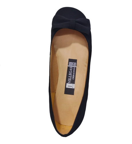 Imagen 3 de 8 de Zapato Calzado Moño Empeine Amplios Anchos Y Suave Jazmin