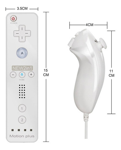 Mando A Distancia Inalámbrico Integrado Motion Plus Para Wii