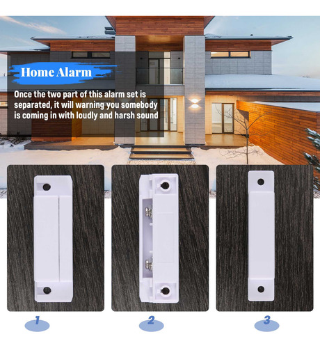 Interruptor De Alarma Con Sensor Magnético Para Puerta, Vent