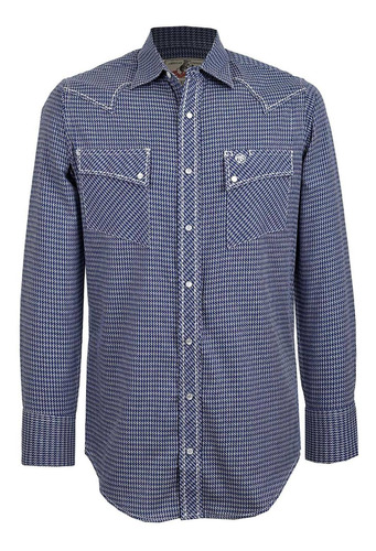 Camisa Vaquera Wrangler Hombre Manga Larga U24