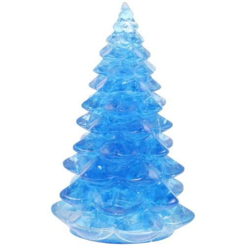 1 Pieza De Árbol De Navidad De Resina De Cristal En Crecimie