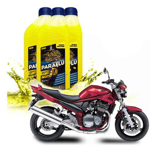 Kit Aditivo Pronto Uso Paraflu Suzuki Bandit N-1200 2006 3l