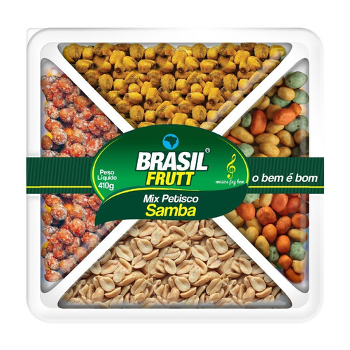 Imagem 1 de 1 de Mix Petisco Samba Brasil Frutt 360g