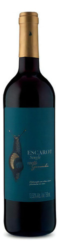 Vinho Espanhol Escarot Sing.garnacha Do Navarra 750ml
