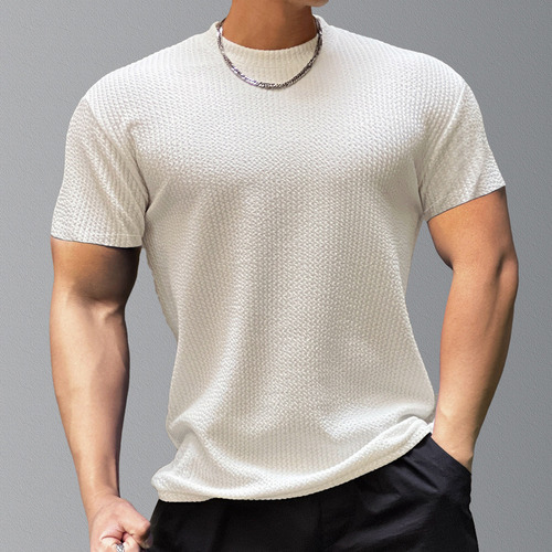 Jersey De Hombre De Primavera Y Verano, Camiseta De Cuello