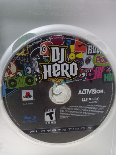 Dj Hero Ps3 Mídia Física