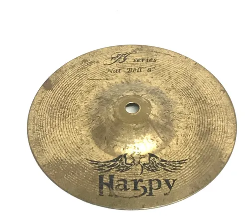 Prato Bateria Harpy Nat Bell H Series 8 Pol Fotos Reais