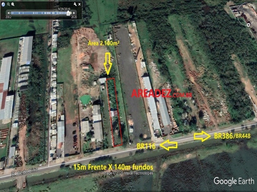 Imagem 3 de 4 de Areadez Vende Área Industrial Em Canoas, Rs, Terreno Para Venda, Com Infraestrutura, Terreno Para Indústria, Transportes E Logística, - Ar9023 - 68445628