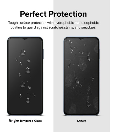 Imagen 7 de 10 de Vidrio Templado Para Samsung Galaxy A13 / 5g Ringke Pack X2