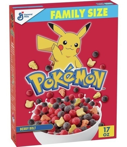 Cereal Pokemon Berry Bolt Family Size Importado