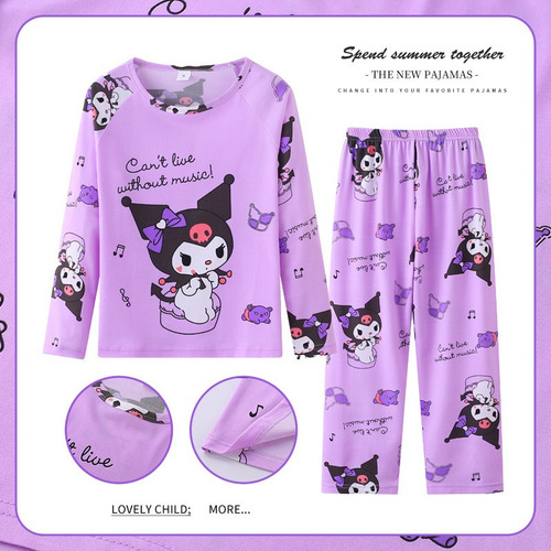 Xm Lindo Pijama De Manga Larga For Niña De Otoño E Invierno