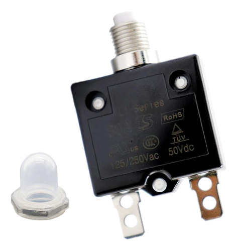 Interruptor De Botón Térmico Disyuntor De Sobrecarga 30a