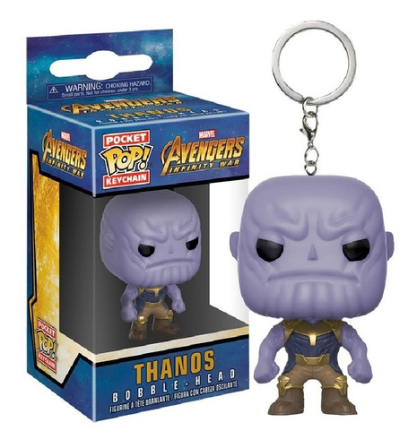 Thanos Avenger Inf War Funko Pocket Pop! Keychain Collectoys