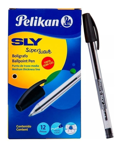 Boligrafo Pk Sly Negro X 144 Un - Unidad a $667