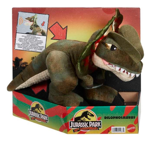 Jurassic World Peluche Dilophosaurus