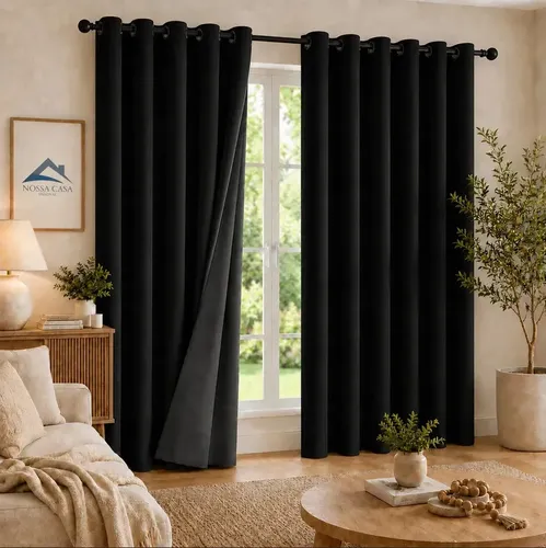 Cortina Blackout Corta Luz Blecaute 2,80 X 2,30 Sa...