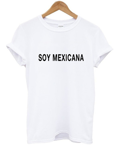 Blusa Playera Camiseta Dama Soy Mexicana México Elite #544
