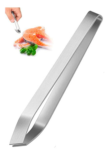 Pinza Para Quitar Espinas De Pescado Acero Inoxidable 000731