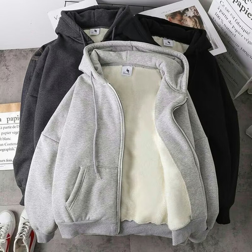 Sudadera De Forro Polar Con Capucha Y Cremallera Para Hombre