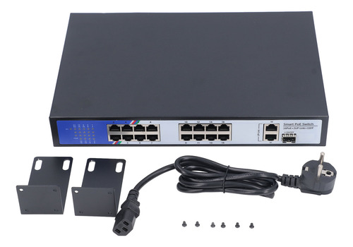 Red Divisora Ethernet De 19 Puertos, 16, 2 Enlaces Ascendent